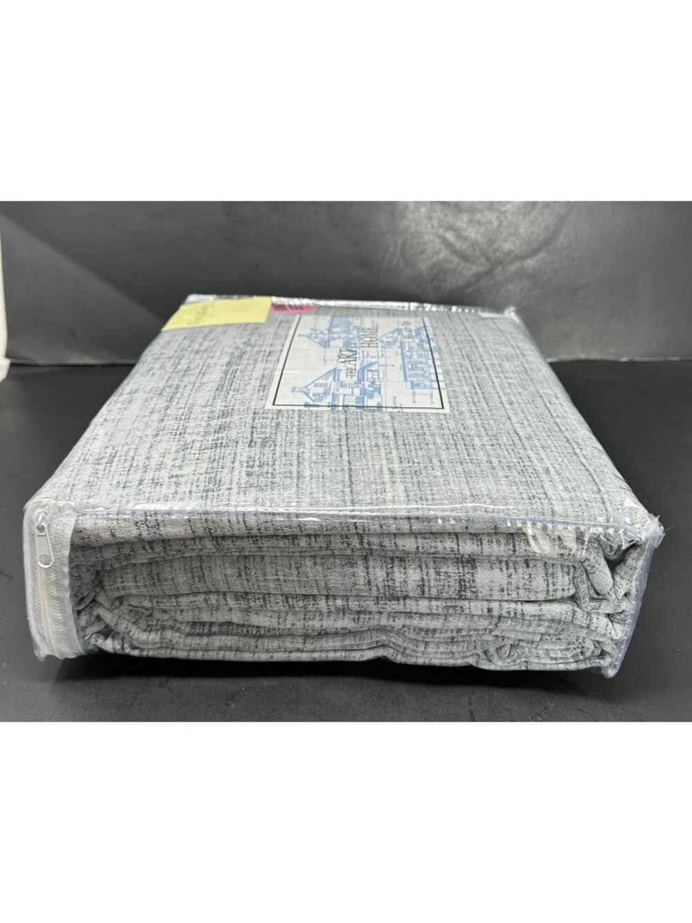 ANN GISH THE ART OF HOME CODE GREY King Duvet Set w/2 King Shams NEW $525 - Picture 4 of 9